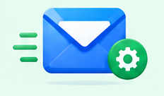 Ilustración de un correo automatizado
